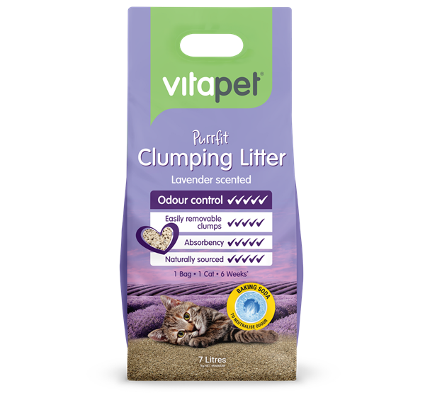Cat Litter - Purrfit Clumping - Front of Pack