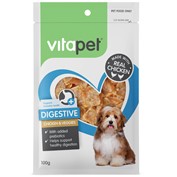 VS882 Vitapet Functional Digestive Chicken And Veggies Dog Treat 100G Front