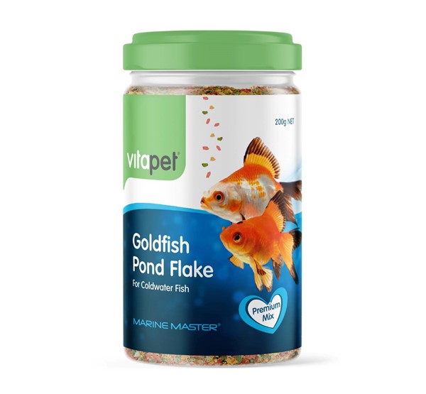 VitaPet Goldfish and Koi Pond Flake - Front
