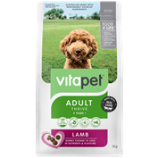VF112 Vitapet Adult Dog Food 3Kg Lamb Front 1600X1480