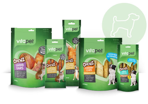 Long Lasting Dog Treats Chews VitaPet