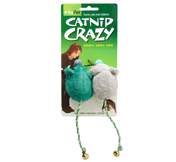 Catnip Crazy Mice Cat Toys V1