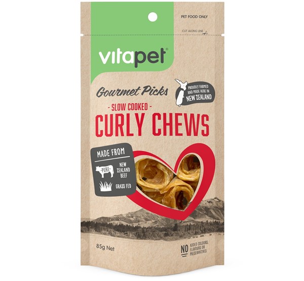 Gourmet Picks Curly Chews - Front of Pack