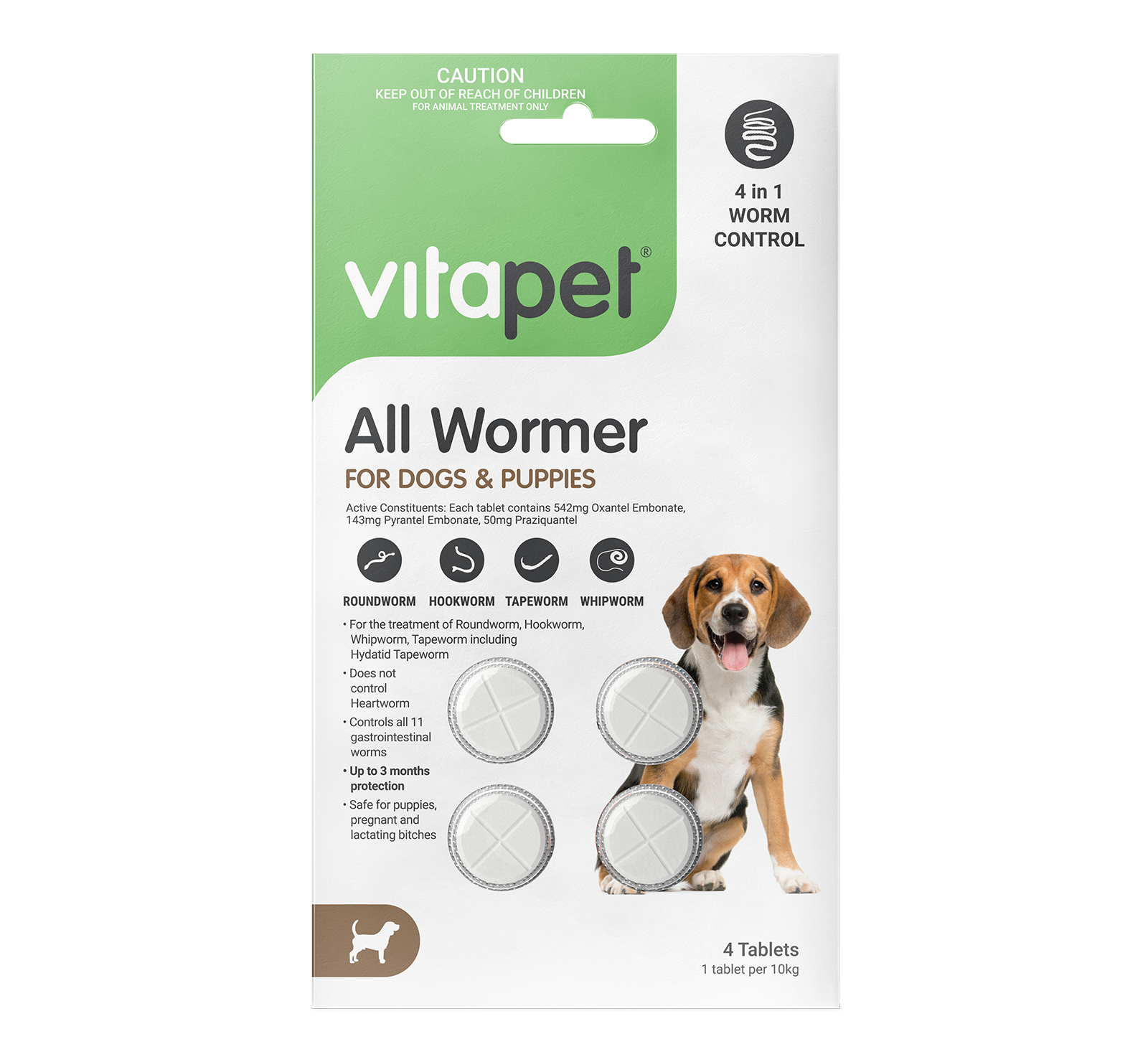 All Wormer Tablets for Dogs and Puppies - VitaPet