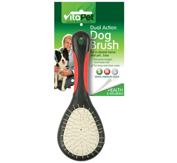 VitaPet Dual Action Dog Brush