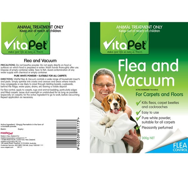 Flea and Vacuum - Label