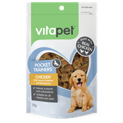 VS884 VP Pocket Trainers Puppy Treats 70G Front 1600X1480 PNG