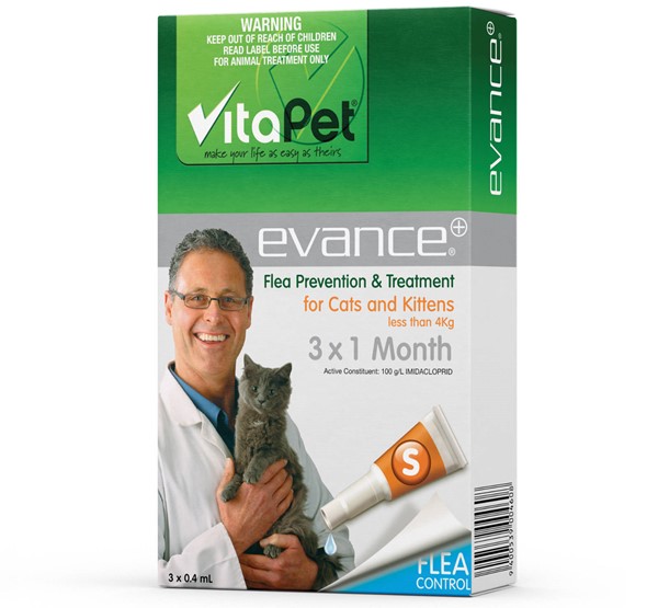 Flea Treatment for Cats - Evance - Small Cats & Kittens