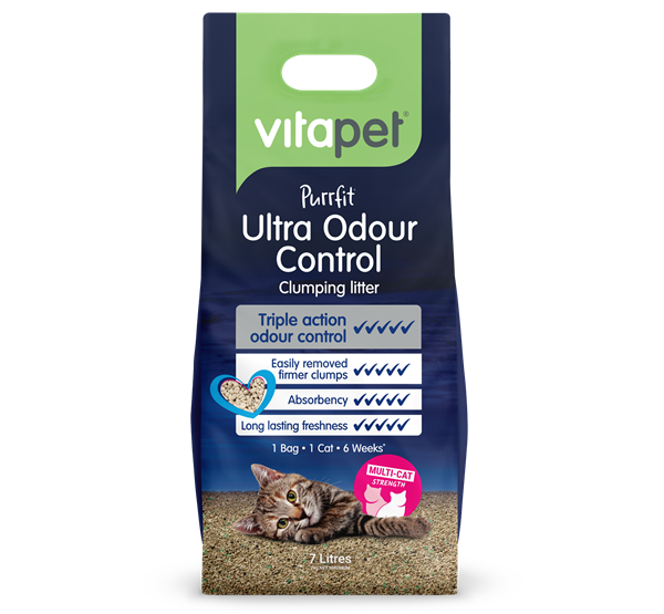 Cat Litter - Purrfit Odour Control Clumping