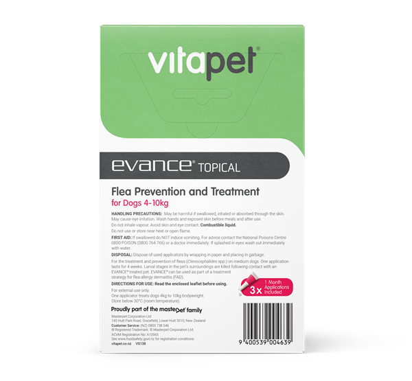 Flea Treatment for Dogs - Medium Sized - Back of Pack