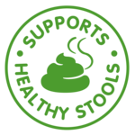 Green badge - supports healthy stools of your full-grown dog