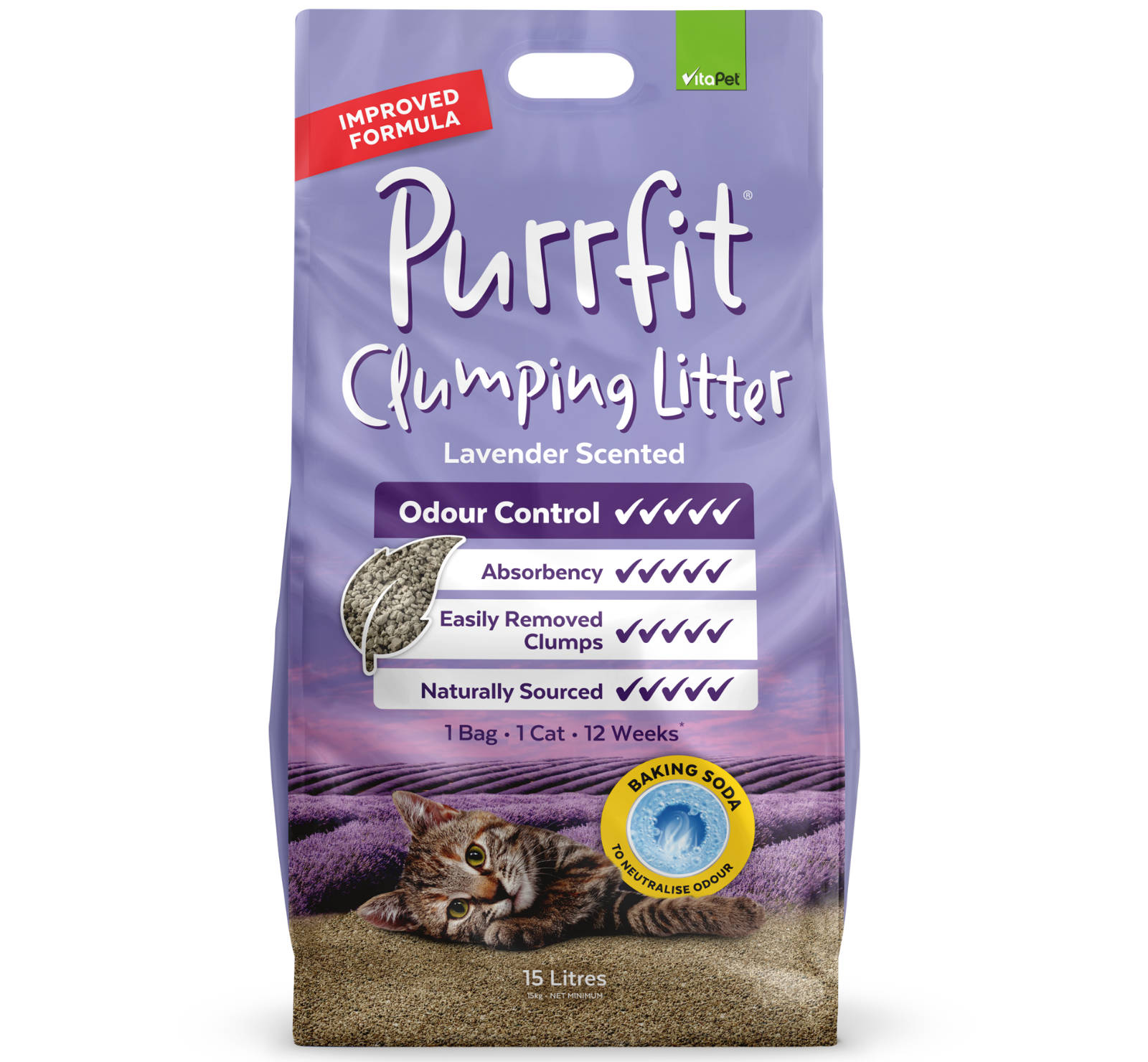 Cat Litter Purrfit Clumping VitaPet