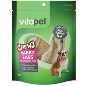 VS878 Vitapet CHEWZ Rabbit Ear Dog Treat With Chicken Paste Front