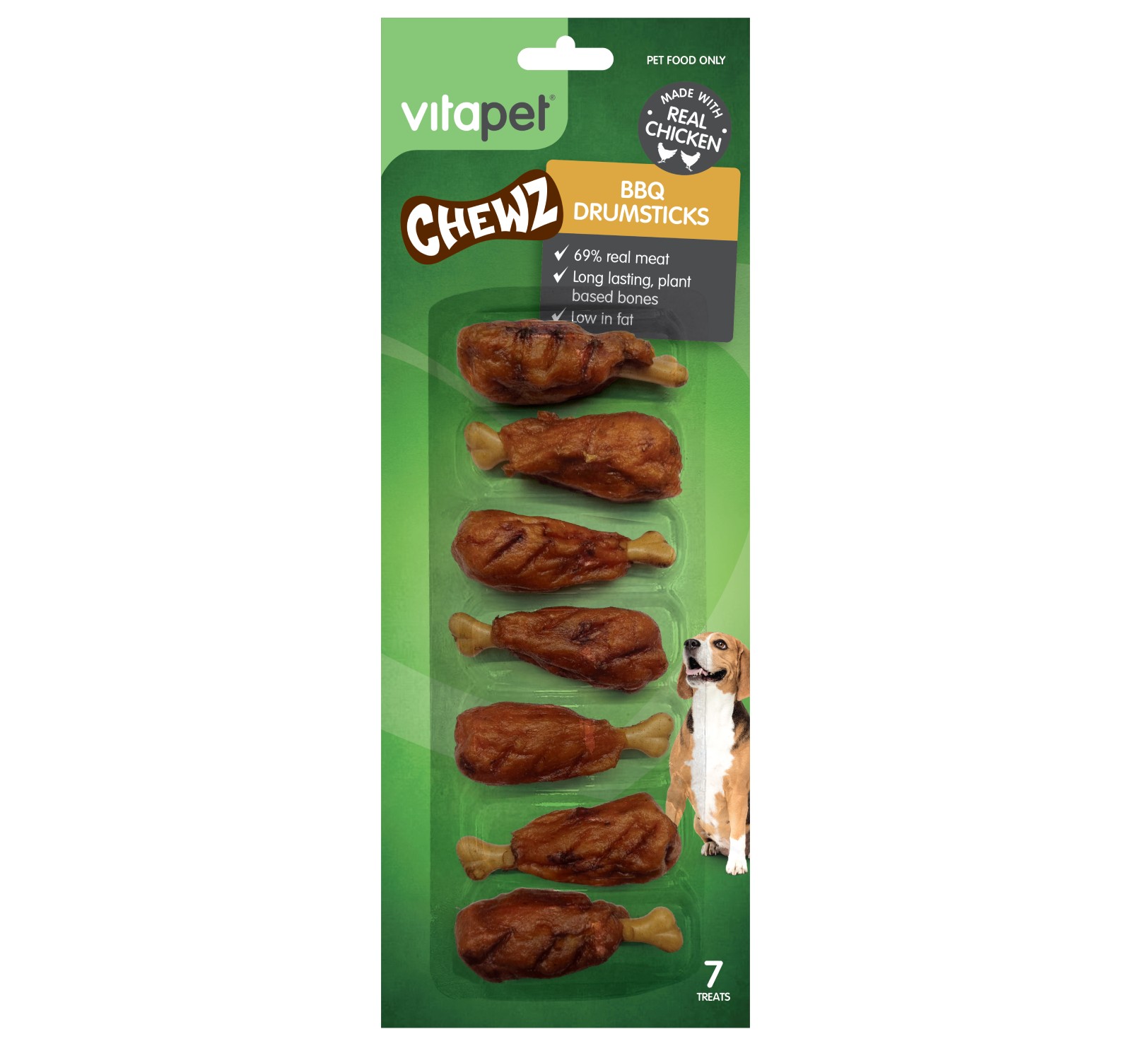 Chewz BBQ Drumsticks | Dog Treats - VitaPet