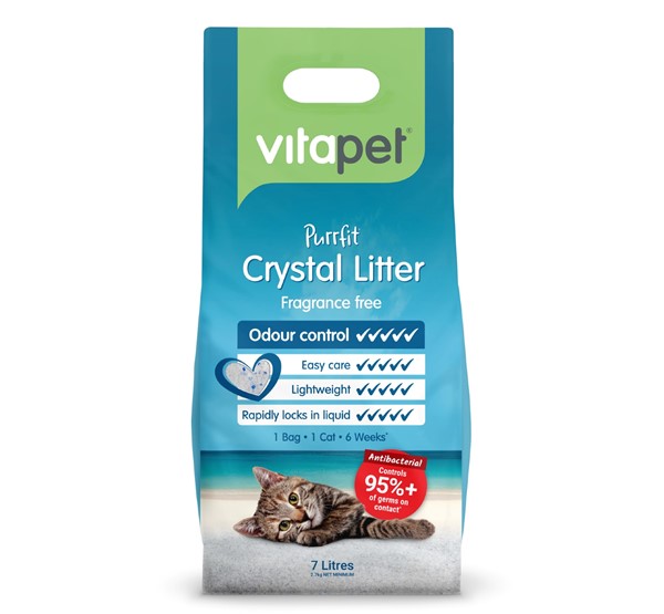 Cat Litter - Purrfit Crystal 7L