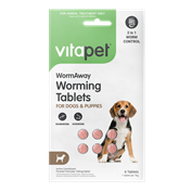 VP113 Wormaway Dogs 6 Tablets Front 1600X1480