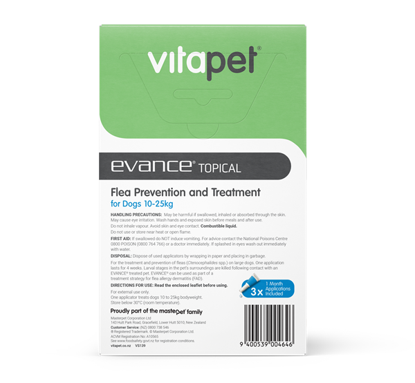 Flea Treatment for Dogs - Large Sized - Back of Pack