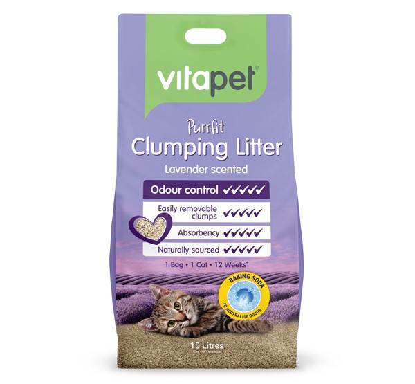 Cat Litter - Purrfit Clumping - Front of Pack